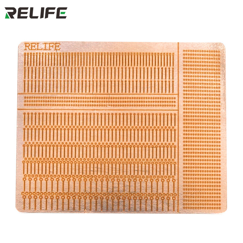 RELIFE-almohadilla de soldadura por puntos para reparación de RL-007GA, para iPhone, placa de soldadura, Flywire, IC, 1400 puntos