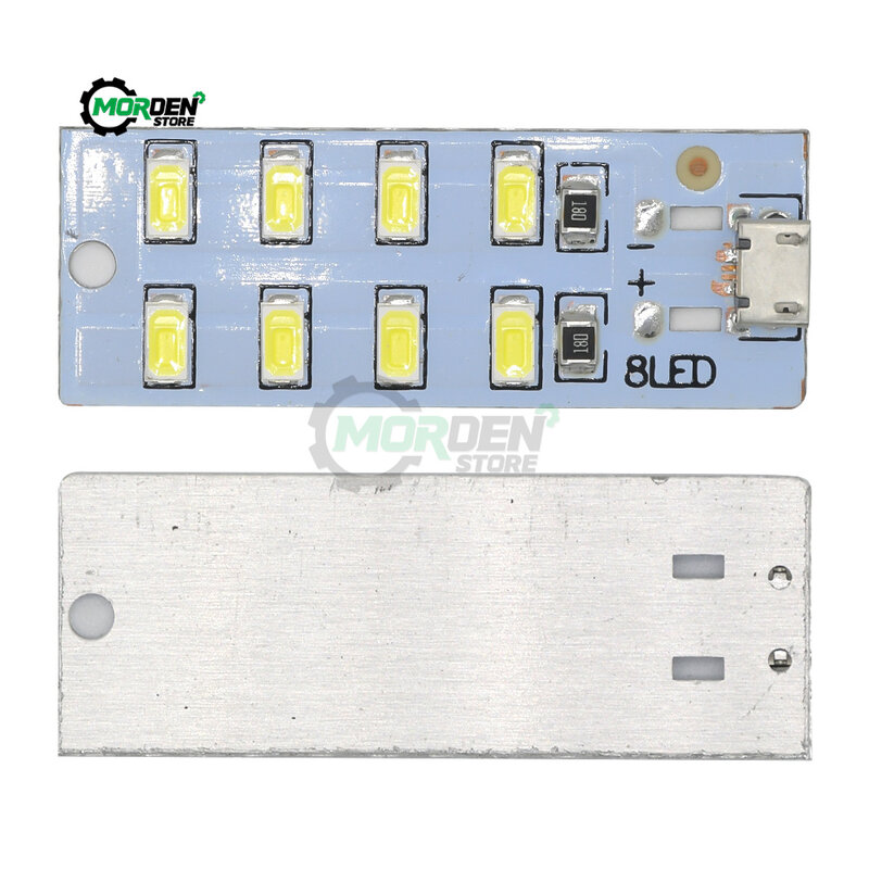 5730 smd 5V 430mA ~ 470mA bianco Mirco Usb 5730 LED pannello di illuminazione USB Mobile luce di emergenza luce notturna accessori