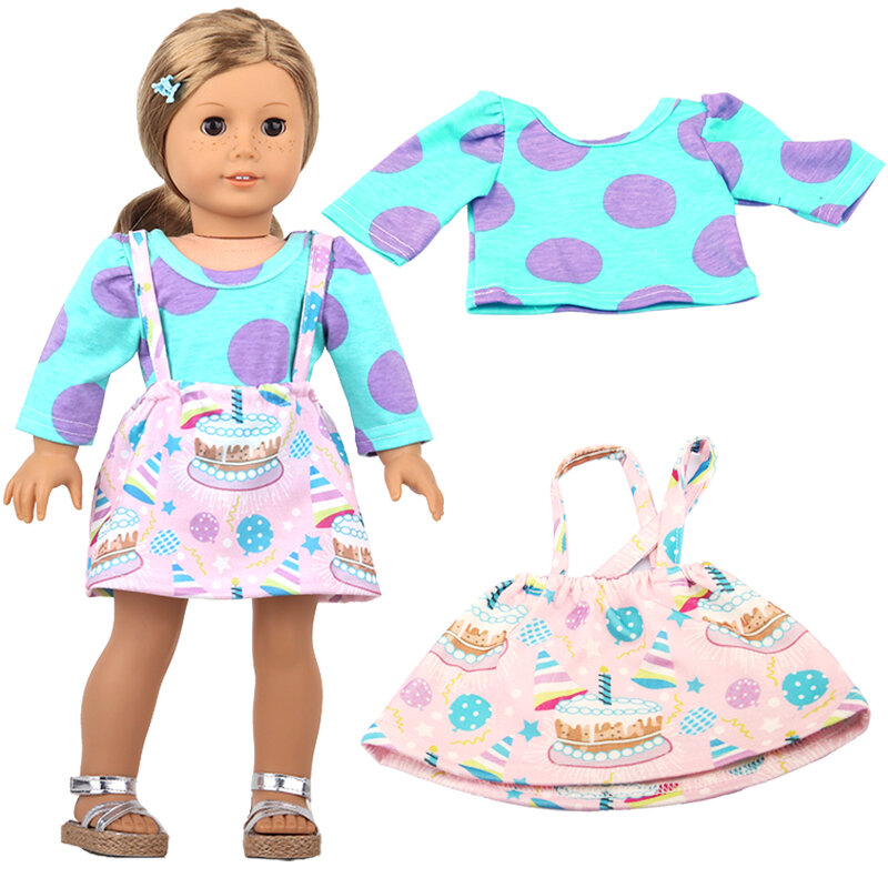 Ropa de muñeca encantadora, vestido para Niña Americana de 18 pulgadas y 43 cm, accesorios para muñeca bebé recién nacido, bricolaje, Rusia, juguete para muñeca OG, novedad de 2022
