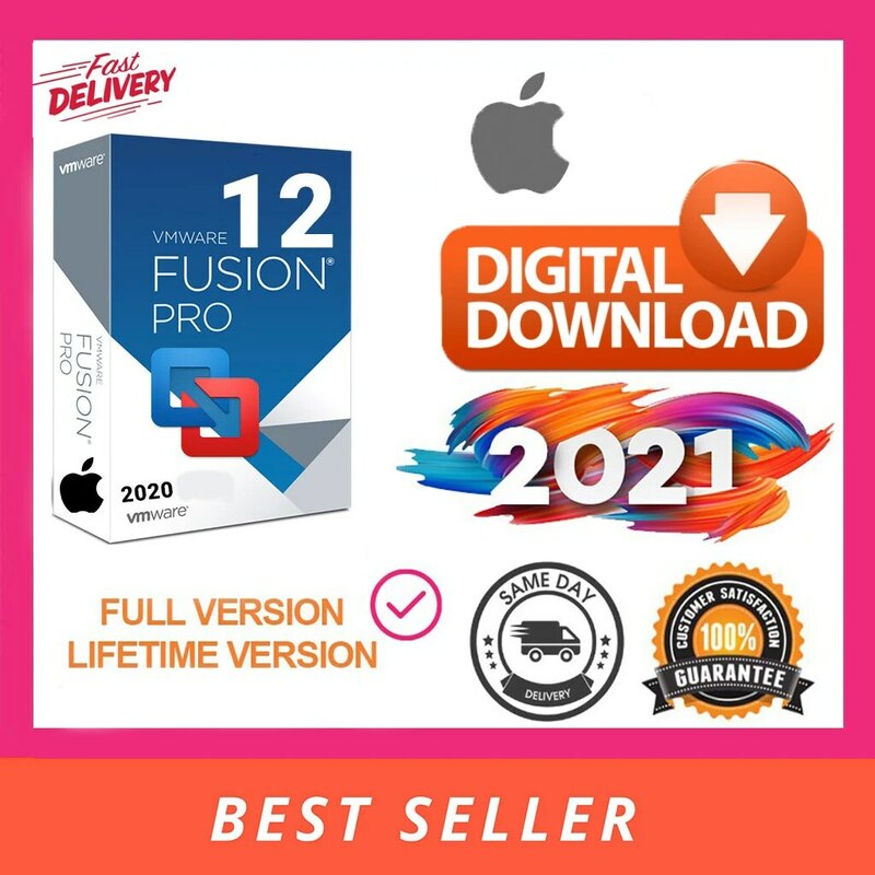 VMware Fusion Pro 12 | versión completa, llave de licencia oficial, multilingüe, MacOS, entrega rápida