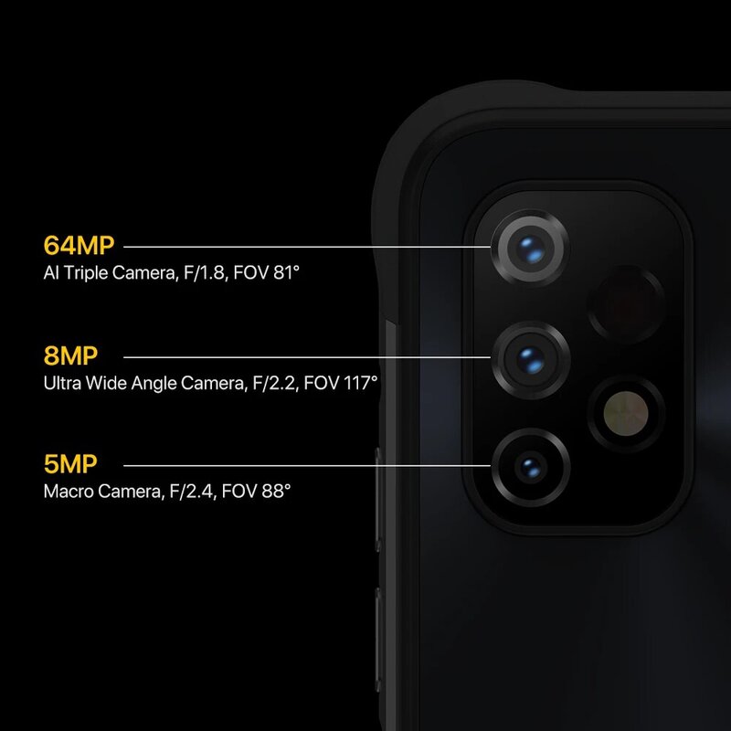 UMIDIGI-Smartphone BISON GT2 PRO, Android 12, Helio G95, 6,5 ", FHD +, NFC, cámara de 64MP, batería de 6150 mAh