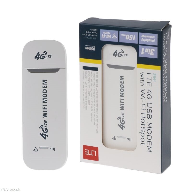 ปลดล็อก LTE Router 4G ซิมการ์ดข้อมูล USB 3G Wifi ไร้สาย Broadband Modem Stick โทรศัพท์มือถือ Mini Hotspot/Dongle Pоутер Wi Fi FDD
