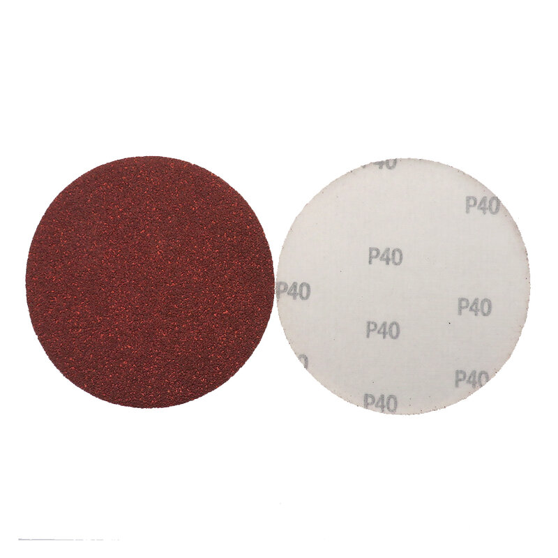 20pcs 6 Inch 150mm Round Red Sandpaper Disk Sand Sheets Grit 40-2000 Hook Loop Sanding Disc Self Adhesive for Sander Grits