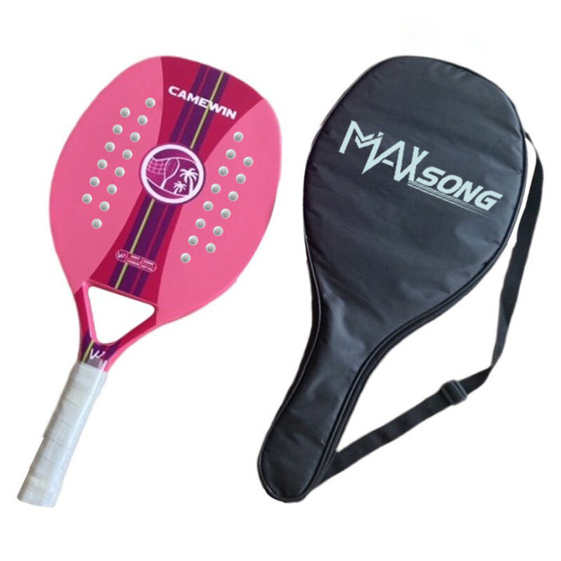 Спортивная пляжная ракетка для тенниса, ракетка из углеродного волокна, Пляжная ракетка из углеродного волокна, теннисные ракетки унисекс