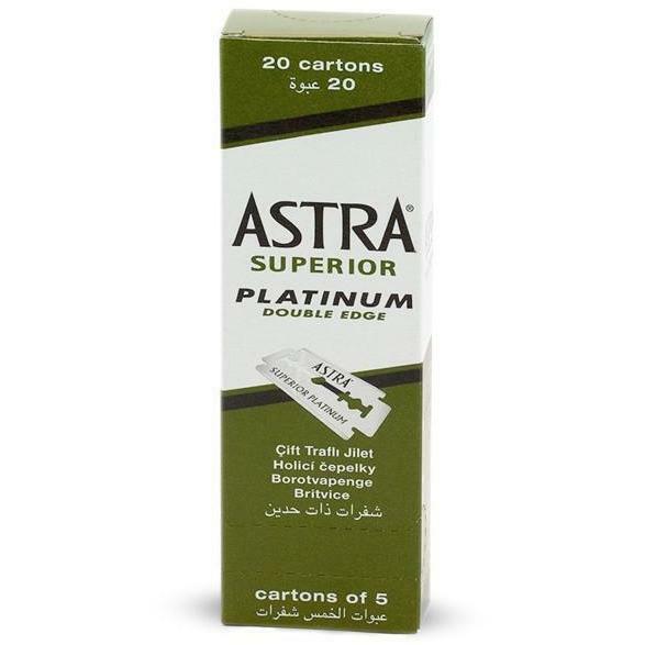 100 hojas de afeitar Astra Platinum, para la opción de mayorista disponible