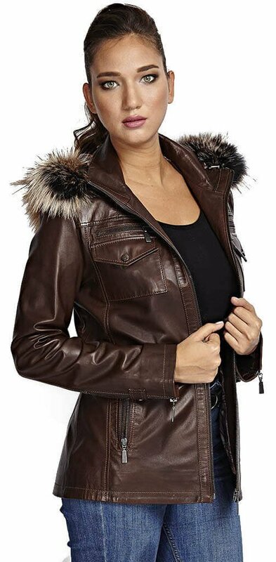 Giacca da donna in vera pelle cappotto in montone di agnello di pecora autunno inverno 2022 sottile Biker Vintage di grandi dimensioni tig Furry