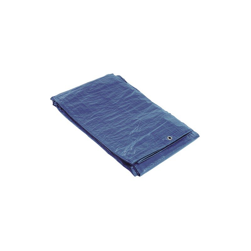 Impermeabile della tela di canapa Blu Con Occhielli di Metallo 4x6 Metri (Circa)