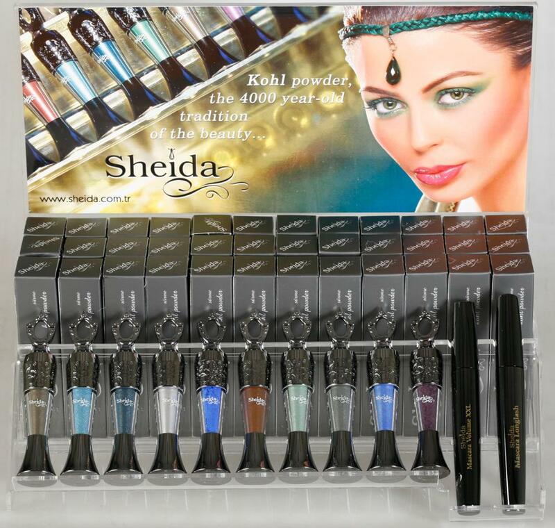 Sheida Powder Kohl Delineador, Autêntico Black Eye Pencil Stick, Surma Sada, Mineral Original, Especial Maquiagem Surme Look, Olhar Colorido