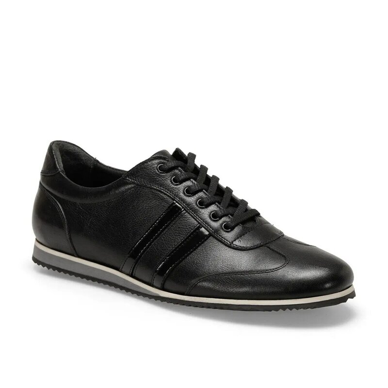 FLO czarne męskie obuwie sznurowane męskie buty wygodne oddychające buty do chodzenia Tenis masculino Zapatillas Hombre tlenek 132 C