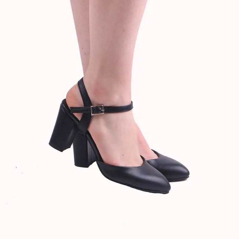 Shoes for Women with Short Heels for Party Ladies Shoes and Sandals Footwear Woman Shoes 2021 Summer Faux Leather White