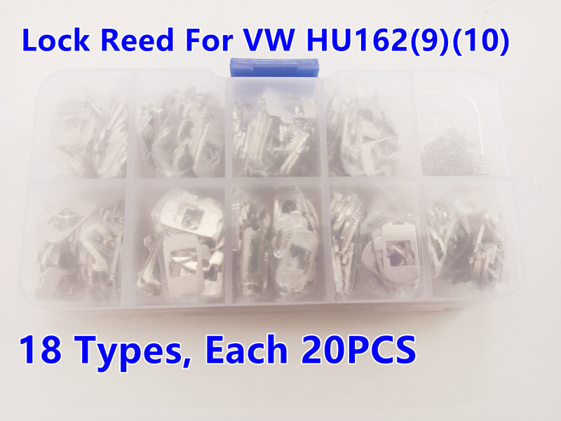 Kunci Reed HU162(9)(10) Kunci Reed18 Jenis Setiap 20 Buah Pelat Kunci untuk HU162(9)(10) FO21 TOY43 HY22 HU92 untuk Kunci Mobil/LOT