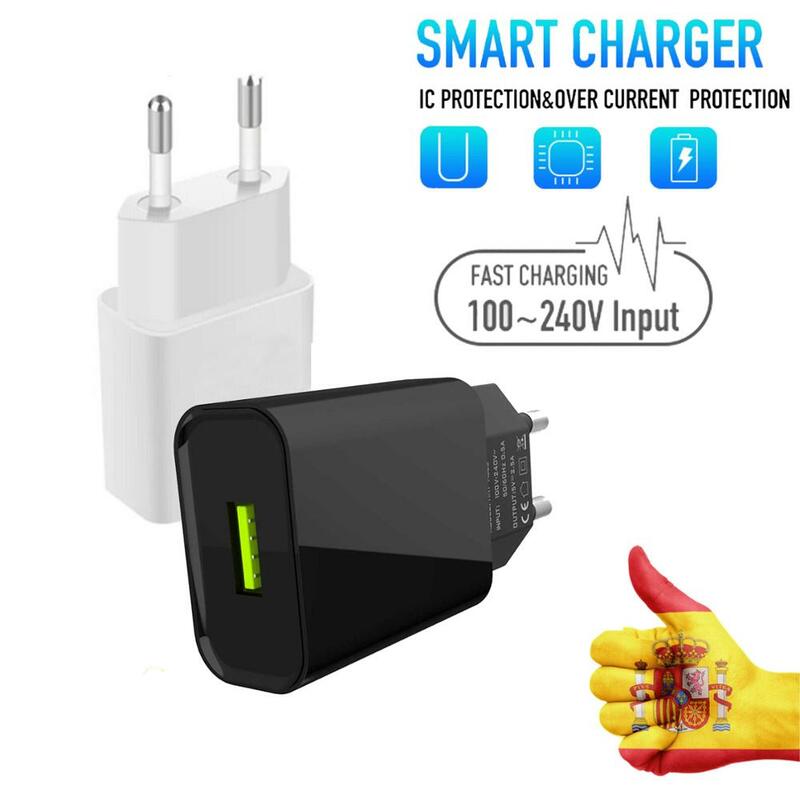 Travel USB Charger 5V2. 5A Plug European Mini charger adapter device smart charger for phone mobile tablet