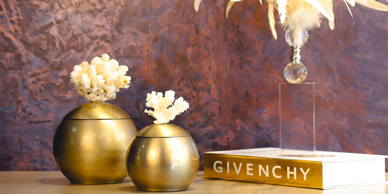 Moderno e minimalista europeo decorazione della casa soggiorno ornamenti astratti decorazione portico vino cabinetr corallo oro cubo