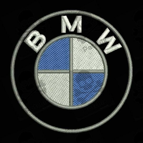 Parche de hierro para BMW, parche de ricamata Toppa, bordado