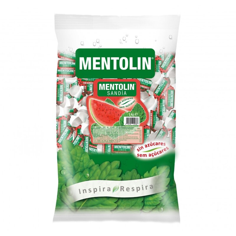 Mentholine pastèque sans sucre · 1Kg.