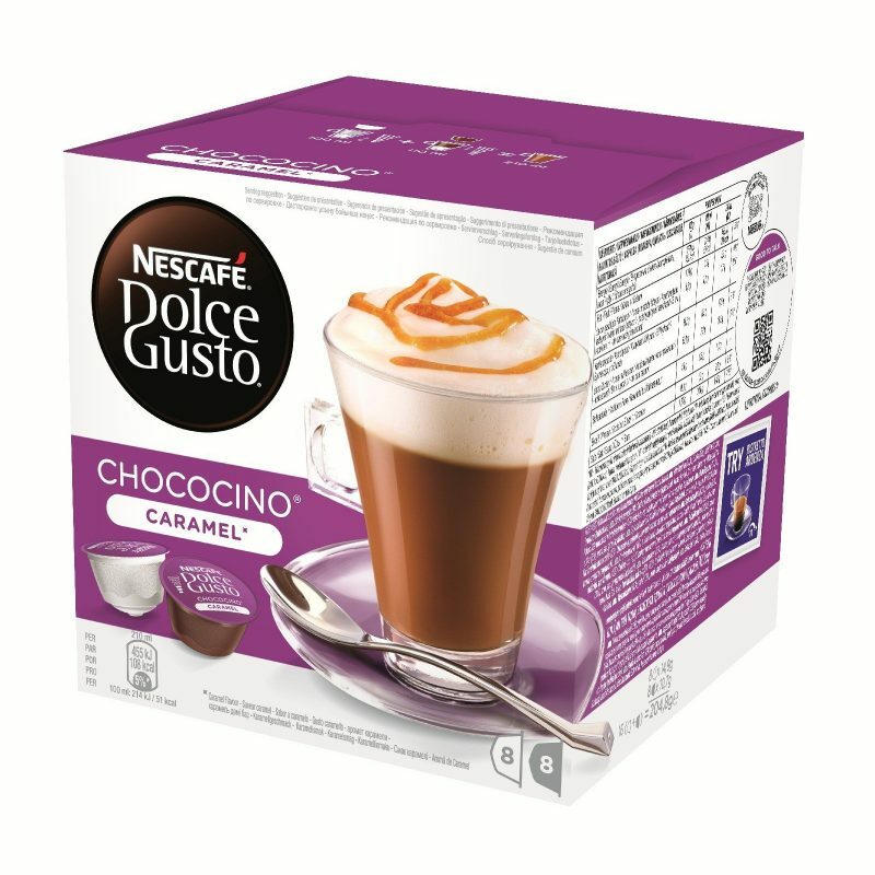 Chococino Caramel Nescafé Dolce Gusto, 8 tasses