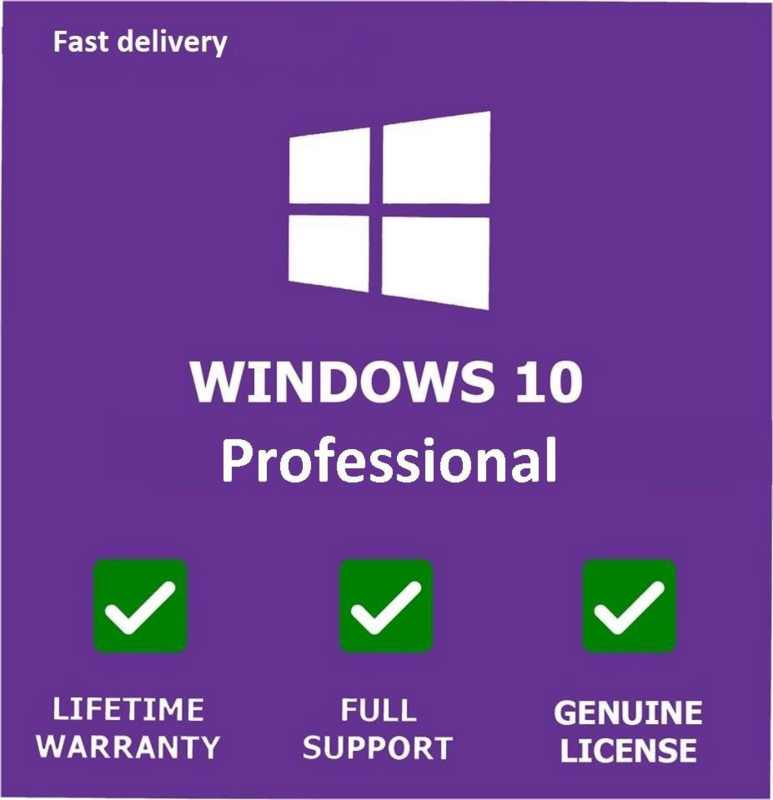 Windows 10 Pro Key 64/32 Bit tutte le lingue consegna Online gratuita istantaneo 5 minuti