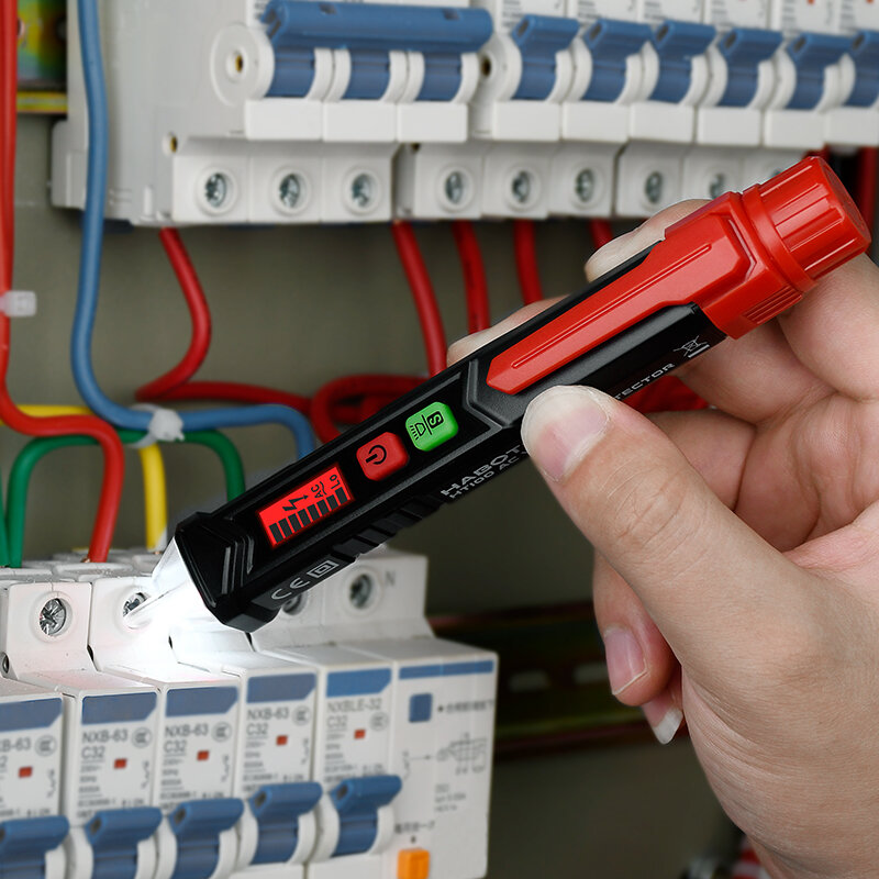 Nicht-Kontaktieren Spannung Detektor Tester Pen Spannung Anzeige Elektrische Tester Smart DMM Elektriker Werkzeuge Brechen Schaltung Finder