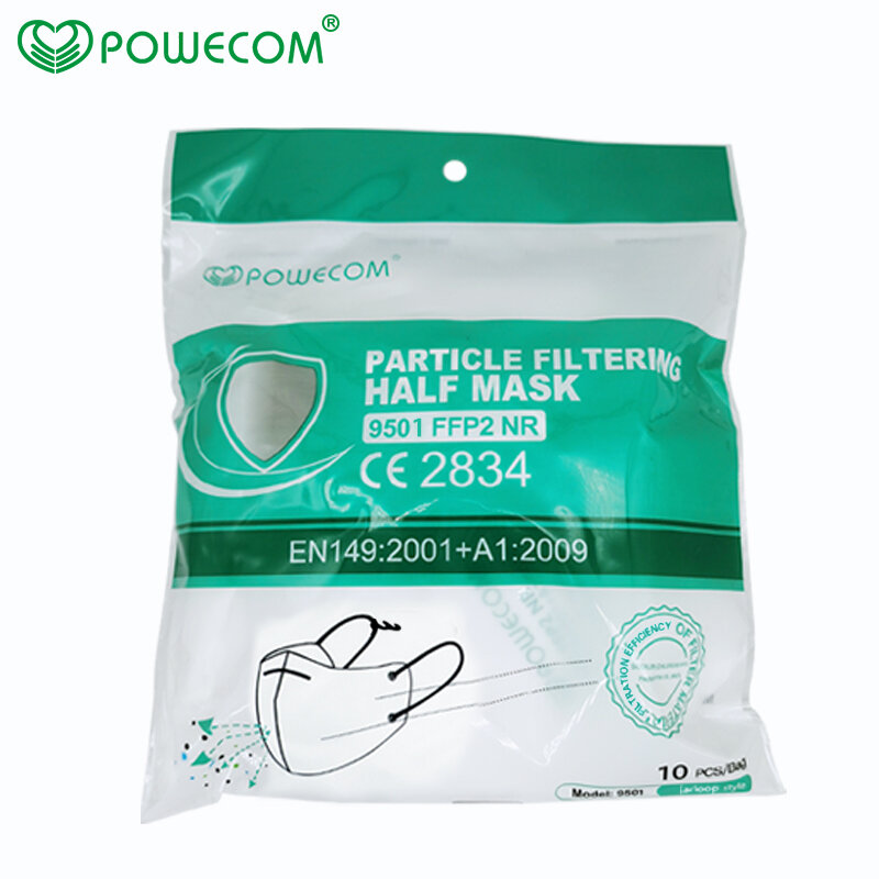 Powecom FFP2 maschera maschera riutilizzabile FFP2 maschere per la bocca respiratore 95% filtrazione ffp2Mask con mascarillas protettive CE a 5 strati