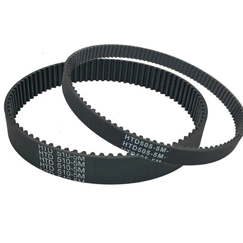 Width 15mm HTD 5M Rubber Arc Tooth Timing Belt Pitch Length 415 420 425 430 435 440 445 450 455 460mm Drive Belts Pitch 5mm
