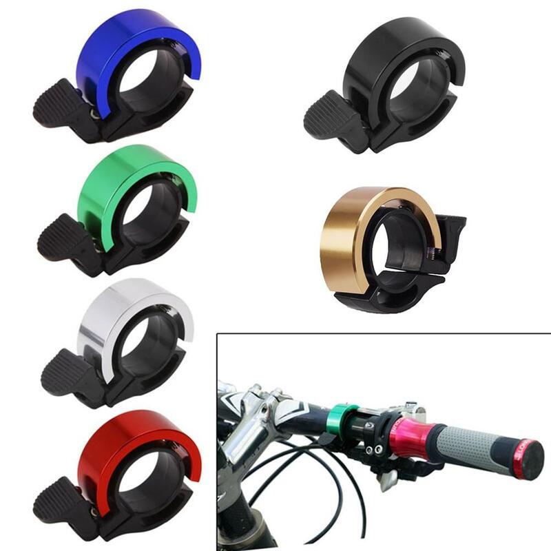 Q-type-timbre de aleación de aluminio para bicicleta, para ciclismo de montaña, bocina de 90Db, anillo de alarma de manillar para bicicleta