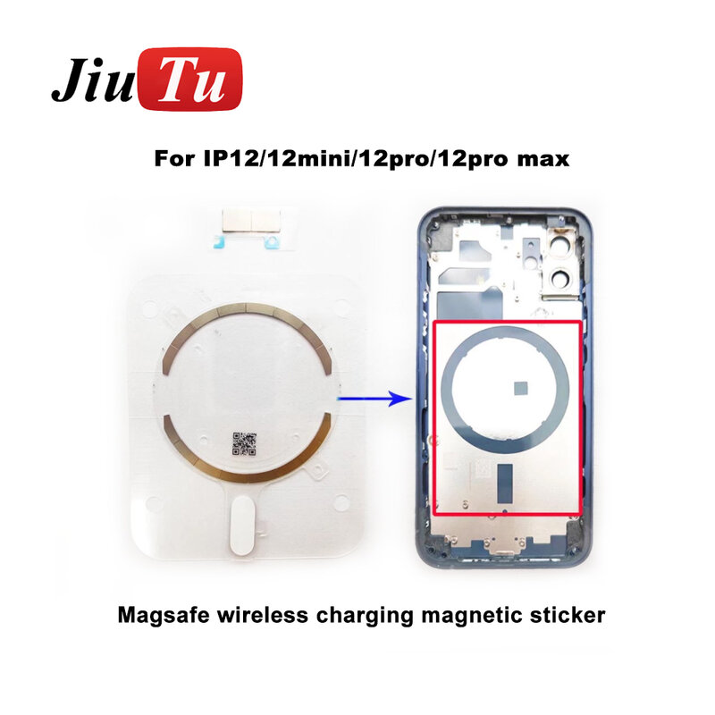 Magsafe bezprzewodowa ładowarka magnetyczna naklejka na iPhone 12 12Mini 12Pro 12Promax 13 13Mini 13Pro 13Promax części zamienne