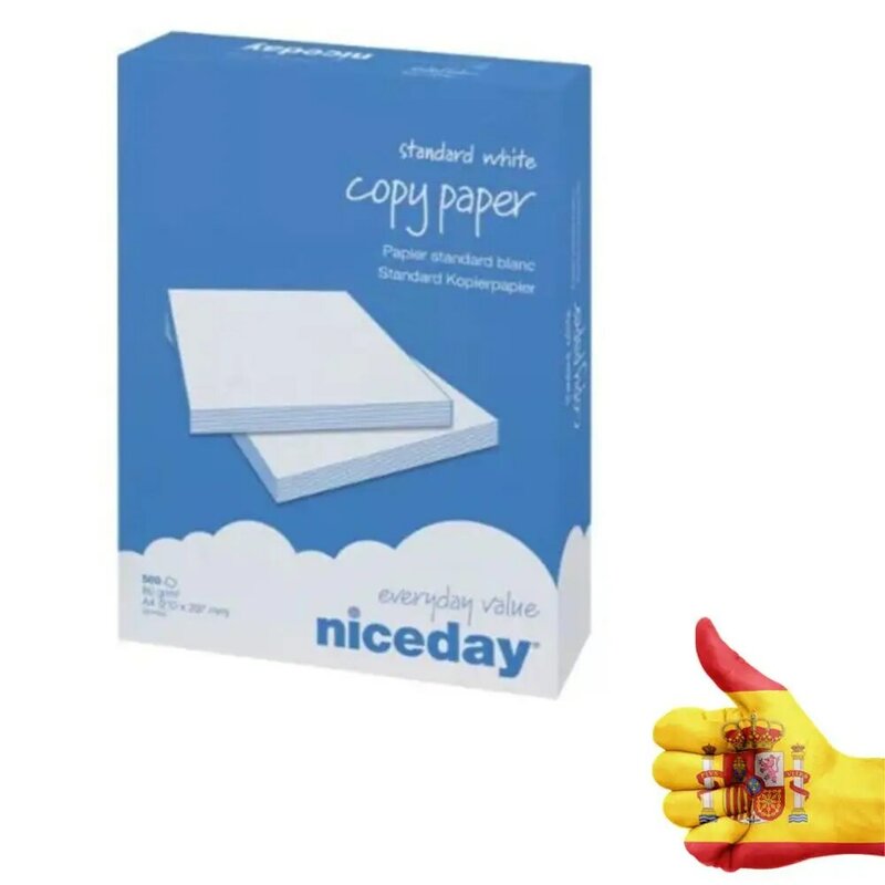 A4 80gsm Blanco Hojas Copiadora Impresora de papel de copia de oficina Folsio 500 Hojas Envio Urgente 24hrs