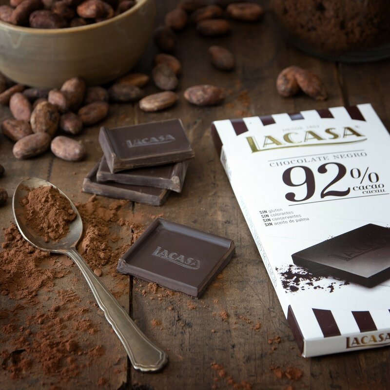 Шоколадная таблетка 92% какао · 100 г.
