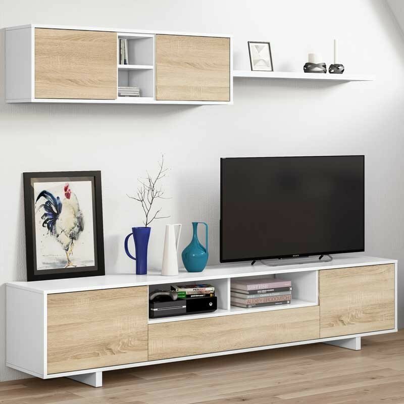 Móveis modulares, móveis da tevê, armário da tevê, mesa da tevê, mobília moderna da sala de estar, módulos de jantar, suportes da tevê, mobília da tevê da sala 200x41 cm
