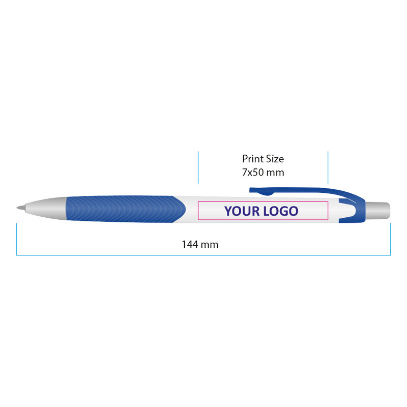 Gratis Verzending. Promotionele Plastic Pen. 100 Stuks Met Logo Gedrukt Op Hen. Prijs Inclusief Een Logo Afdrukken.