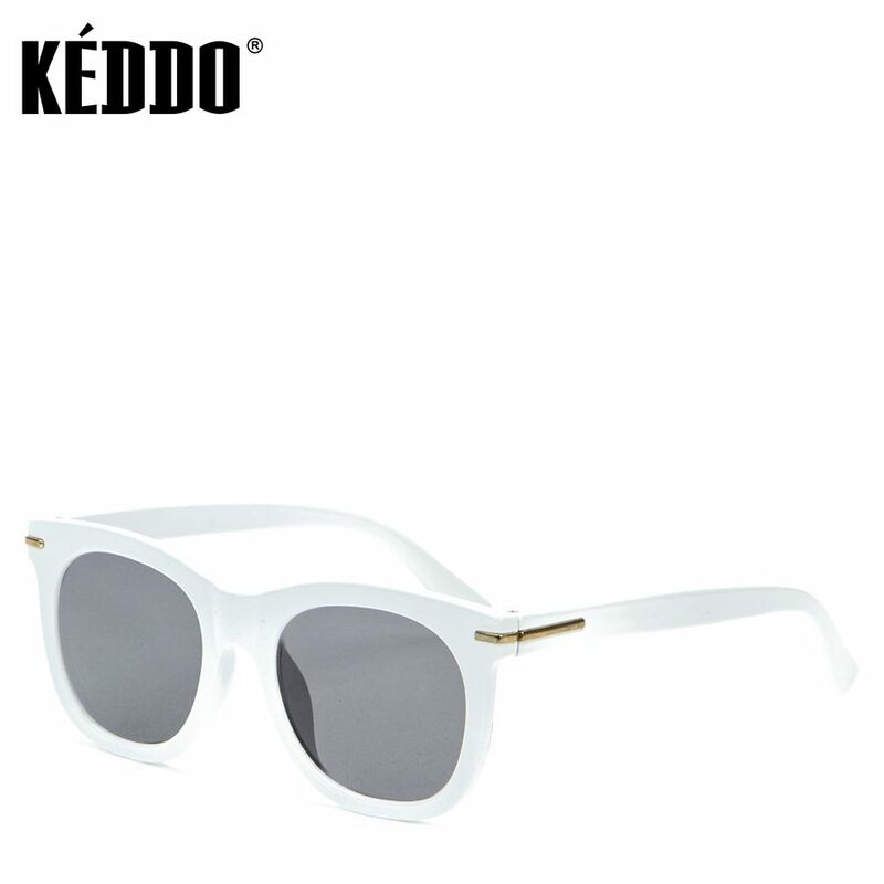 Óculos de sol feminino branco keddo