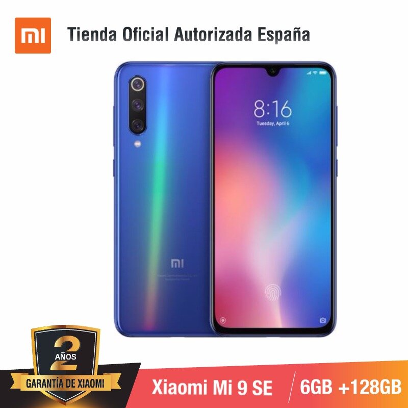 Globale Version für Spanien] Xiao mi mi 9 SE (Memoria interna de 128 GB, RAM de 6 GB, Triple camara de 48 MP) smartphone