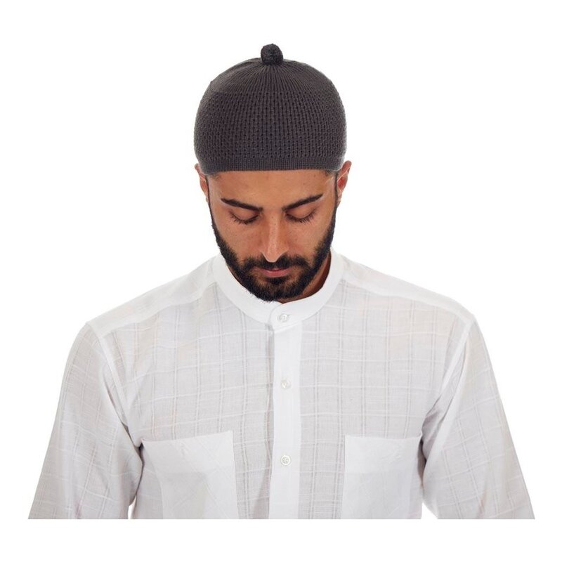 Gorro Beanie turecki muzułmański islamski Kufi Taqiya Takke Peci czapka z czaszkami modlitewna czapka z jednolitymi kolorami Bobble rozciągliwy