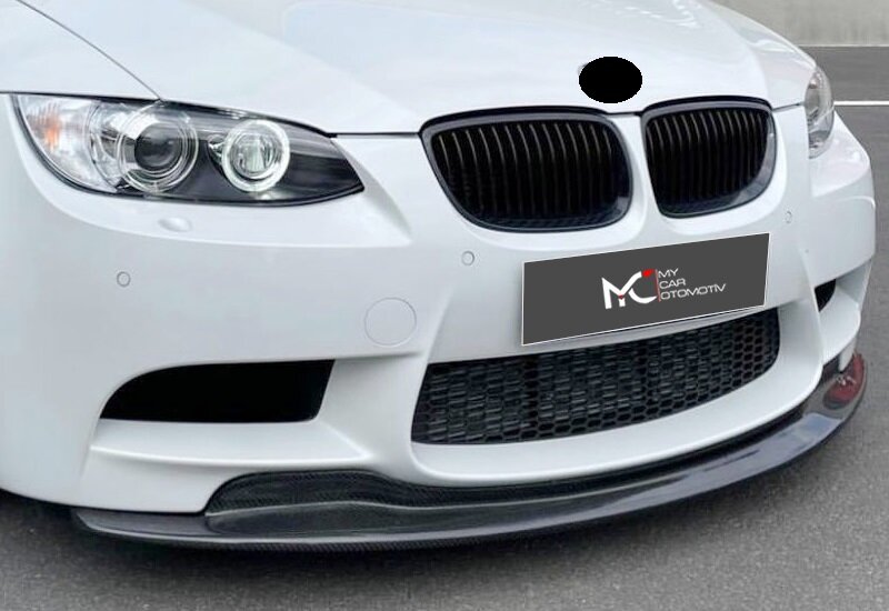 M3 GTS V2 Style Front Bumper Splitter For BMW E92 2007+  Lip Blade Front Wing tuning Spoiler Blade car accessories