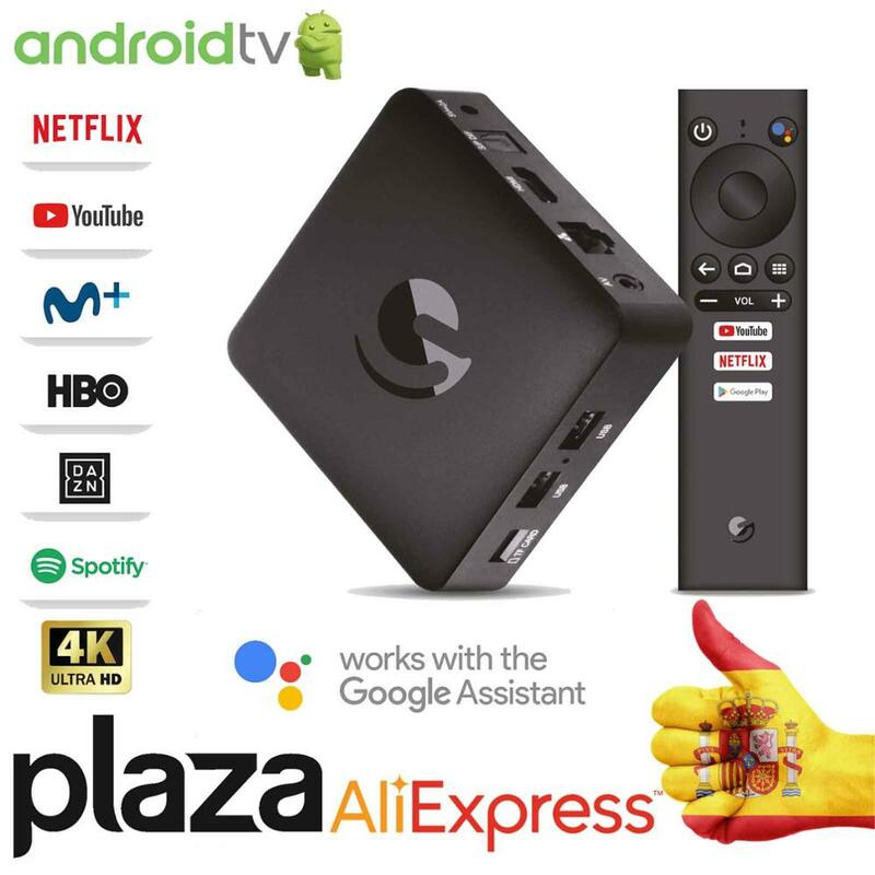FREEVIEW Engel Android Box TV 4K MOVISTAR YOUTUBE MOVISTAR HBO DAZN SPOTIFY NETFLIX WIFI HDMI Android 9.0 TV Receiver micro SD
