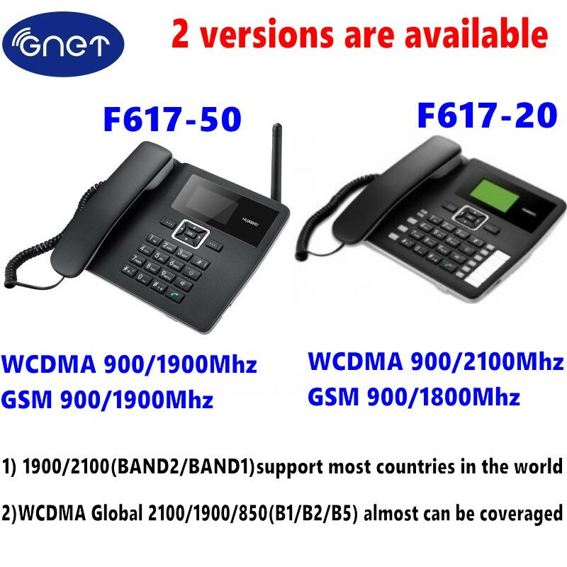 Teléfono de escritorio 3G GSM HUAWEI F617 FWT