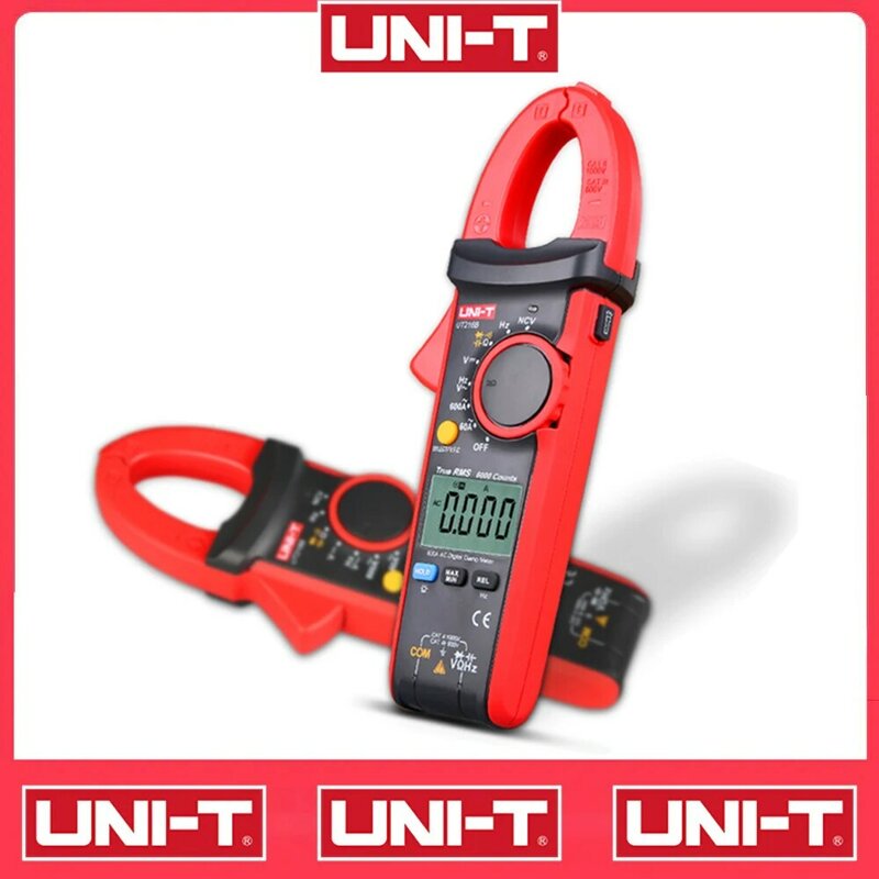 Uni T UT204 + Upgrade UT204 Pro Digitale Ac/Dc Stroomtang Meter True Rms Auto Range Voltmeter Weerstand en Frequentie Tester