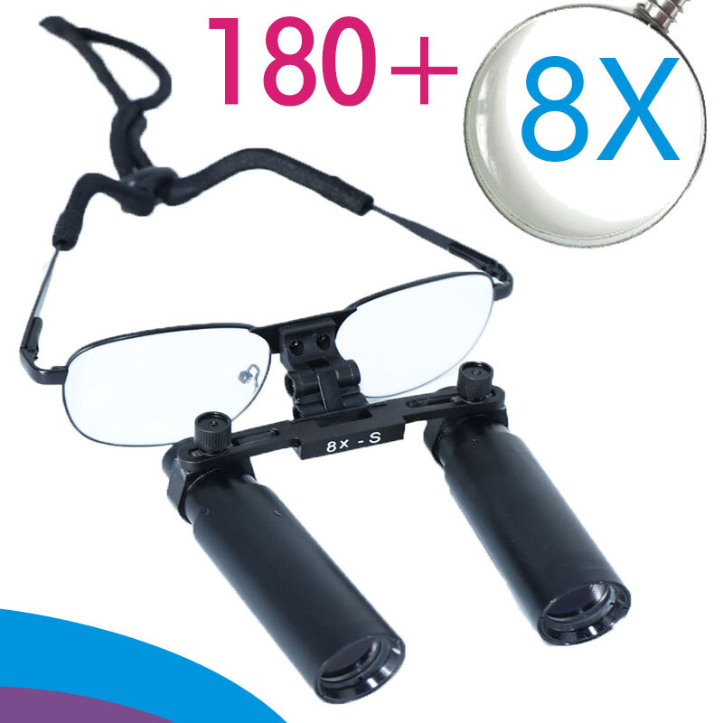 แว่นขยาย8X ส่องฟันเครื่องมือทันตกรรมเครื่องมือทันตแพทย์แว่นขยายส่องฟันเครื่องมือทันตแพทย์ขนาด8x420