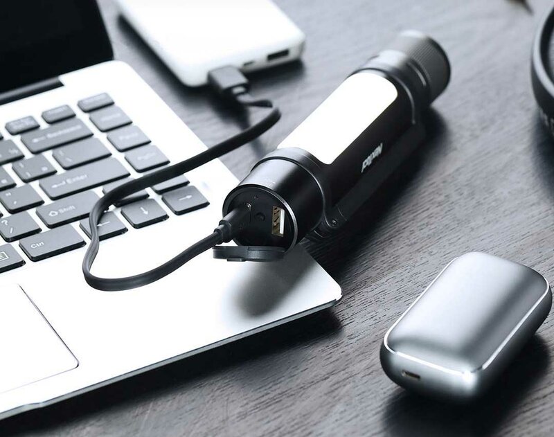 Youpin NEXTOOL 6 Trong 1 Đèn Pin 1000lm Dual-Đèn Phóng To Báo Động USB-C Sạc Điện Di Động Ngân Hàng Từ Tính cắm Trại Làm Việc