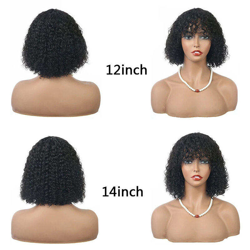Peruca encaracolado perruque cheveux humain perucas de cabelo humano encaracolado peruca de cabelo humano encaracolado para as mulheres