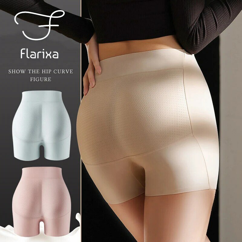 Flarixa – pantalon de sécurité sans couture pour femme, faux cul, rehausseur de hanche Invisible, sous-vêtement Push Up, culotte de contrôle