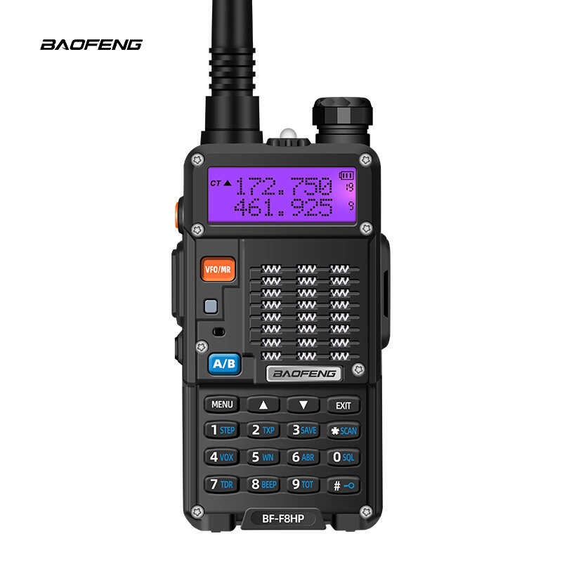 1800 mah baofeng BF-F8HP walkie talkie handset de alta potência auto condução turismo acampamento civil manual modulação freqüência portátil