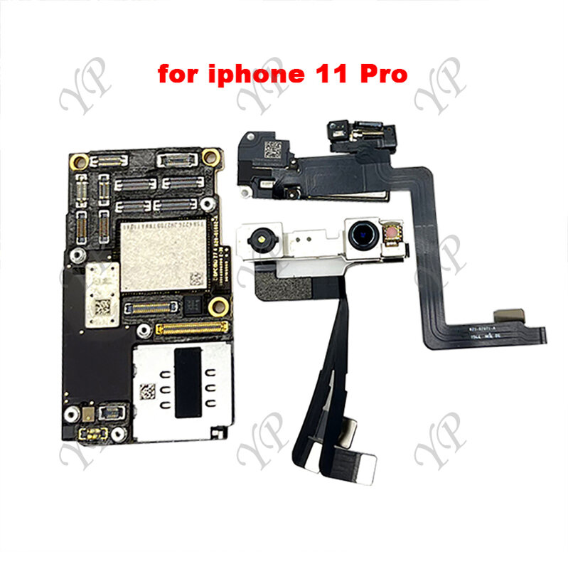 Placa base auténtica totalmente probada para iPhone 11 Pro Max 64g/256g, placa base Original con identificación facial, iCloud limpiado, envío gratis