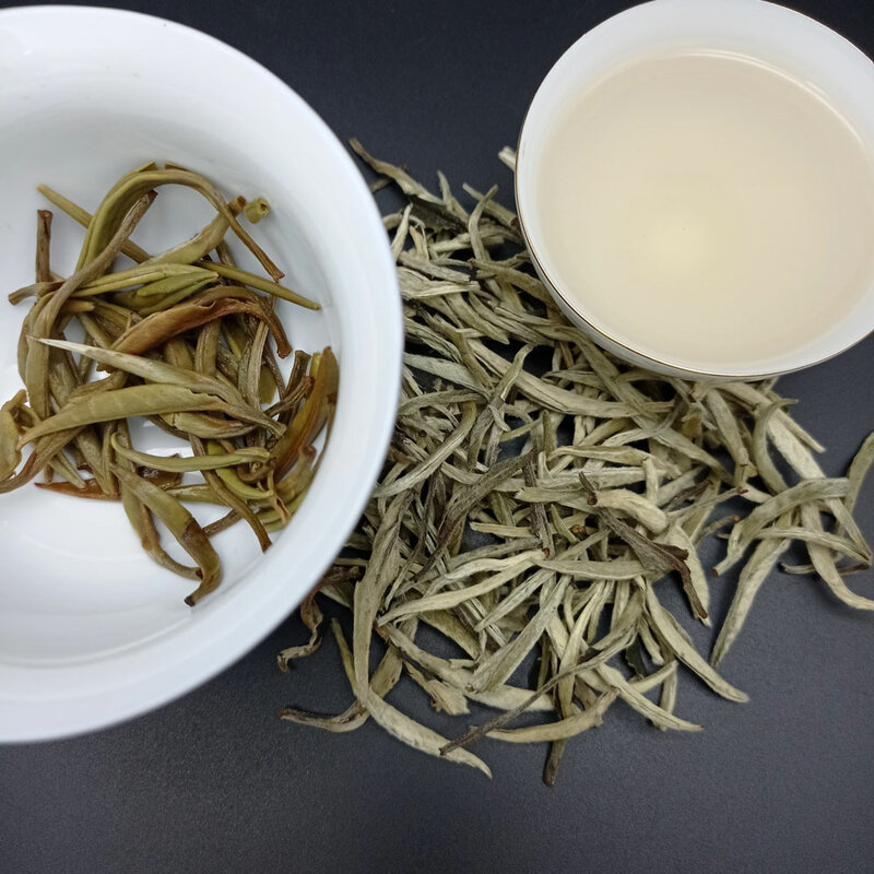 100g chá branco gu shu bai hao "agulhas de prata de árvores antigas"