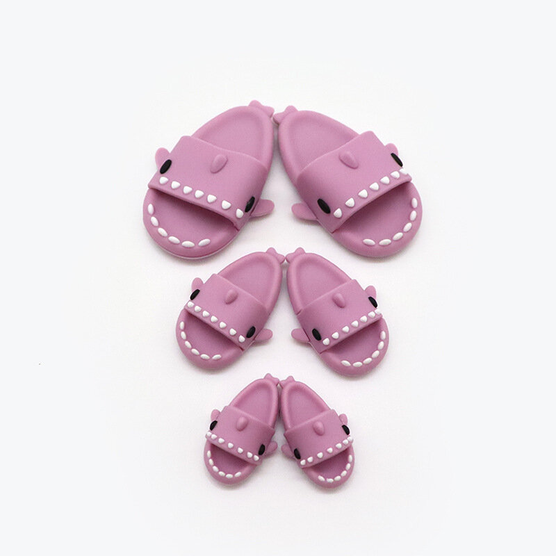 Simpatiche pantofole di squalo scarpe da bambola scarpe da bambola di plastica vestito per Ob11,P9,OB22, Blyth, BJD12, 1/6BJD, YOSD accessori per bambole per ragazze