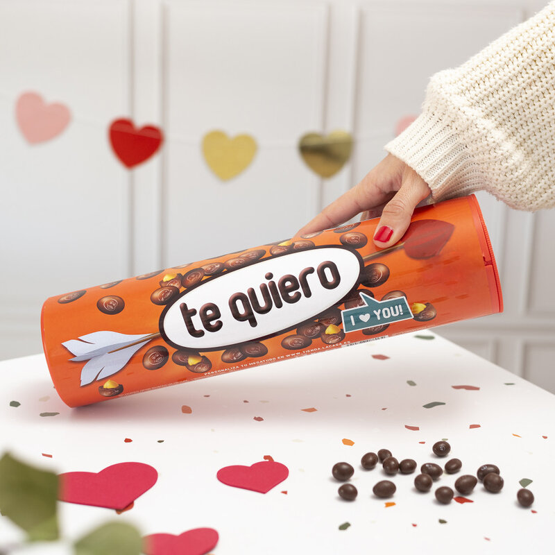 رومانسية Megatubo Conguitos الأصلي♥1,2 كجم من الفول السوداني اللذيذ مغموسة بالشوكولاتة الداكنة. مثالية للهدايا