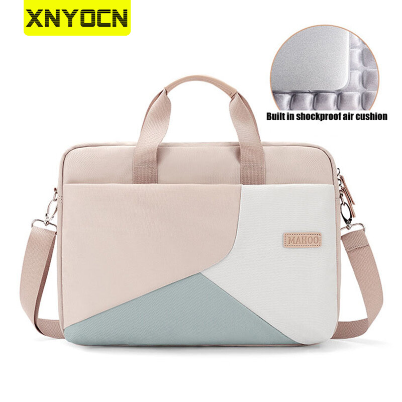 Сумка Xnyocn для ноутбука 15,6 дюйма, прочный портфель, сумка с ручками, защитный чехол для ноутбука HP, Dell, Macbook, ультрабук