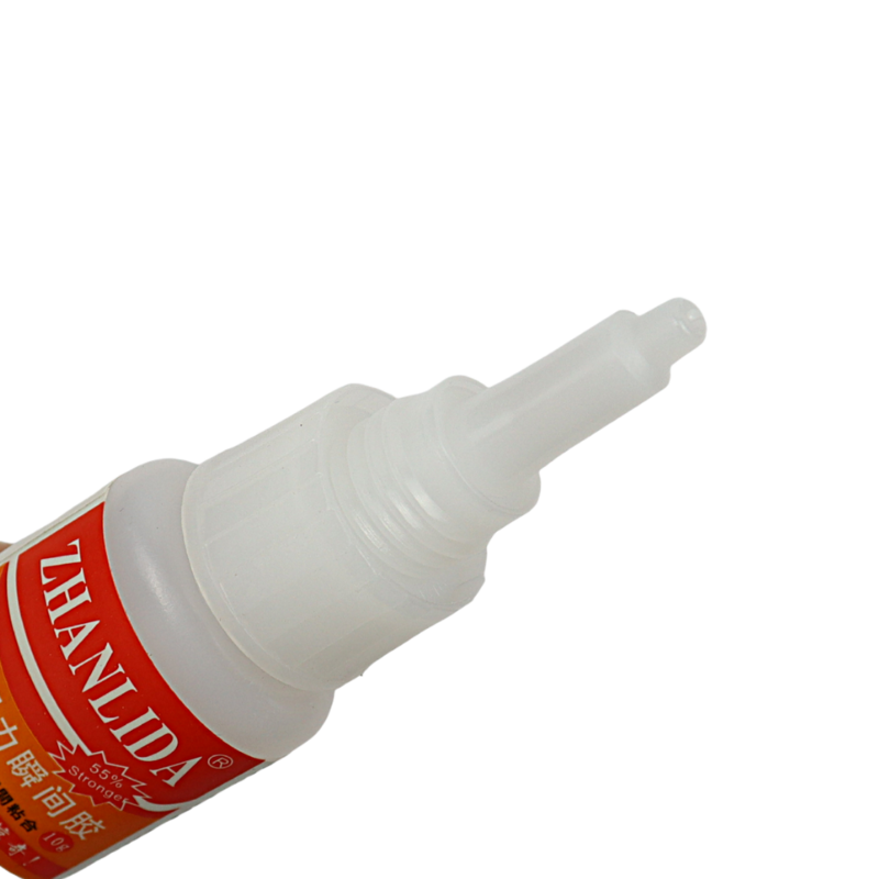 10ML Zhanlida 400 trasparente istantaneo ad asciugatura rapida Super colla plastica metallo universale forte legno vetro acrilico riparazione gioielli colla