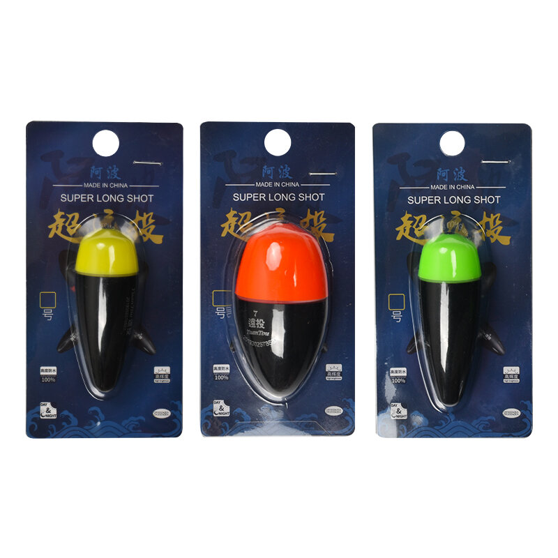 TAIYU-Juego de flotadores de pesca luminosos, boya de alta sensibilidad ajustable, Bobber de color rojo y verde, flotadores de pesca electrónicos impermeables
