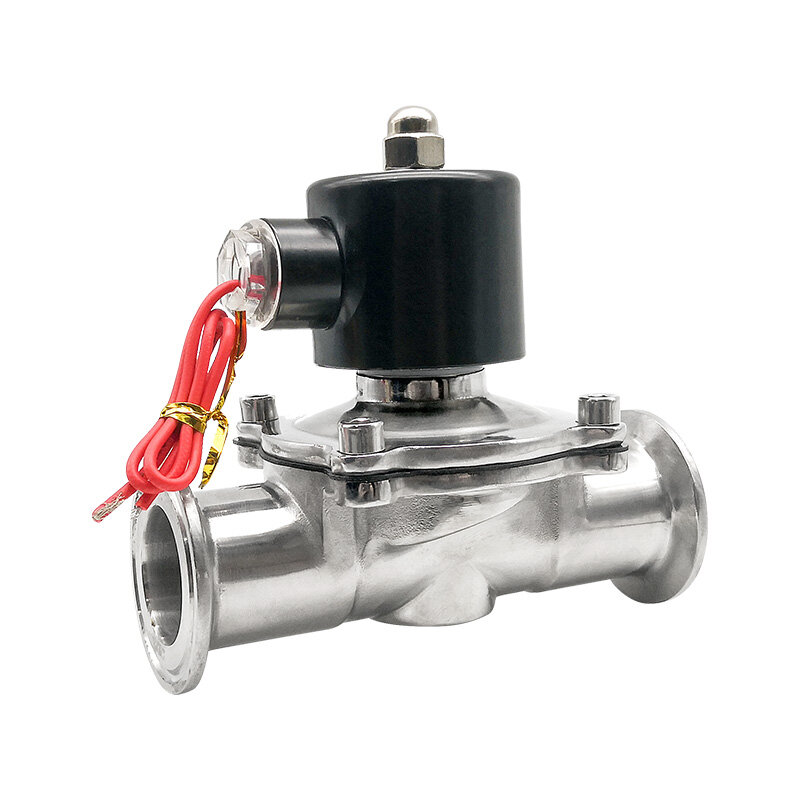 1" 304 Stainless Steel Nomally Closed Clamp Type Sanitary Solenoid Valve AC220V DC24V Food grade solenoid valve